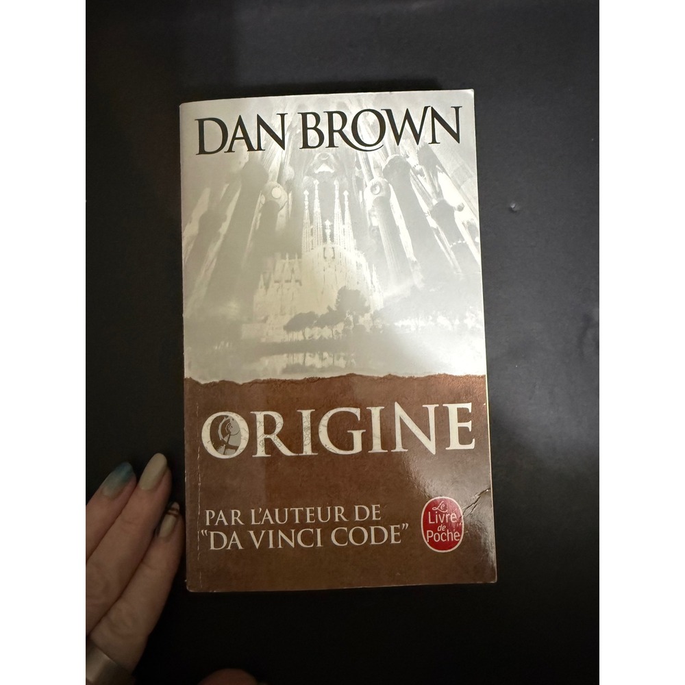 Dan Brown Origine French Edition Paperback Robert Langdon Thriller 9782253258148